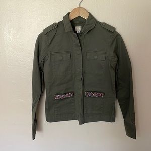 Adorable Army Green Jacket. Size XS
